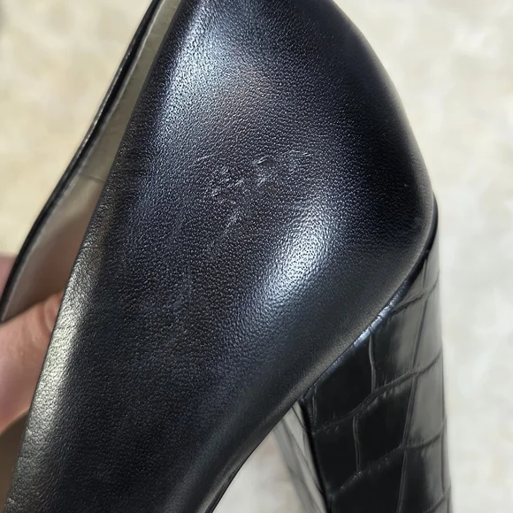 Michael Kors Black Leather Heels - Picture 9 of 9